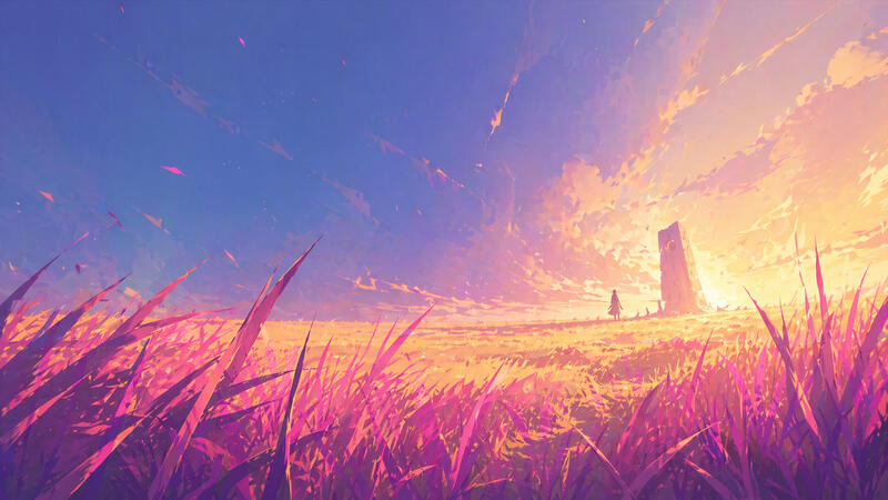 🌅 Environment Art Atmospheric landscape study exploring color, lighting, mood, and environmental storytelling.